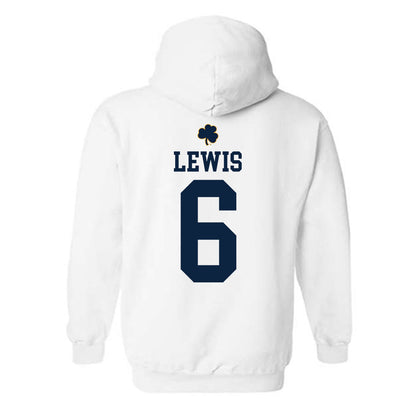 Notre Dame - NCAA Men's Soccer : Wyatt Lewis - Classic Shersey Hooded Sweatshirt-1