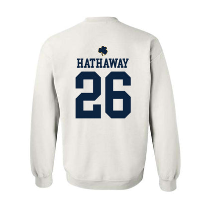 Notre Dame - NCAA Women's Soccer : Melinda Hathaway - Classic Shersey Crewneck Sweatshirt-1