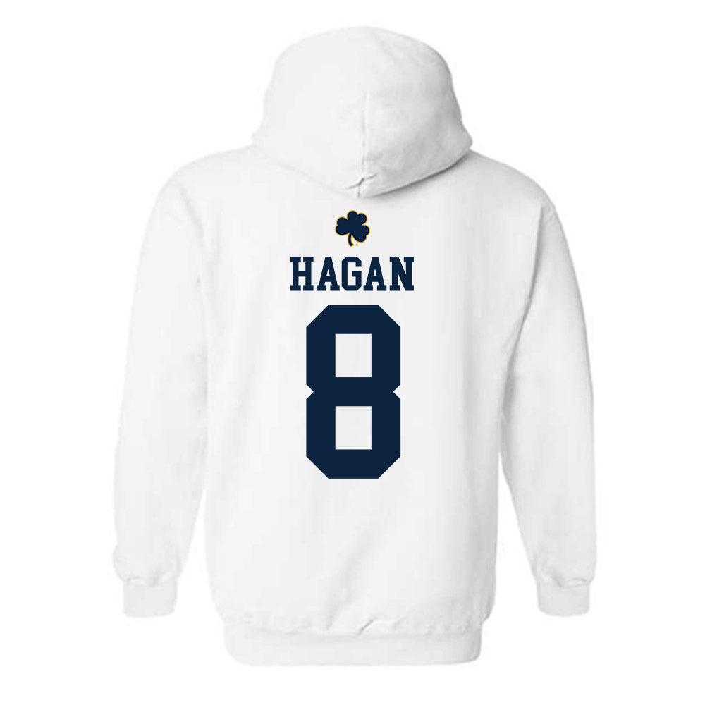 Notre Dame - NCAA Softball : Lily Hagan - Classic Shersey Hooded Sweatshirt-1