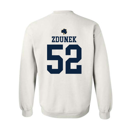 Notre Dame - NCAA Baseball : Eric Zdunek - Classic Shersey Crewneck Sweatshirt-1