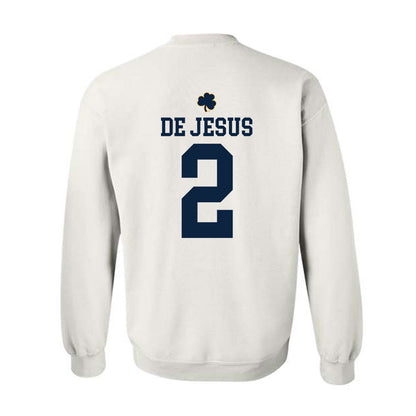 Notre Dame - NCAA Women's Basketball : Vanessa de Jesus - Classic Shersey Crewneck Sweatshirt-1