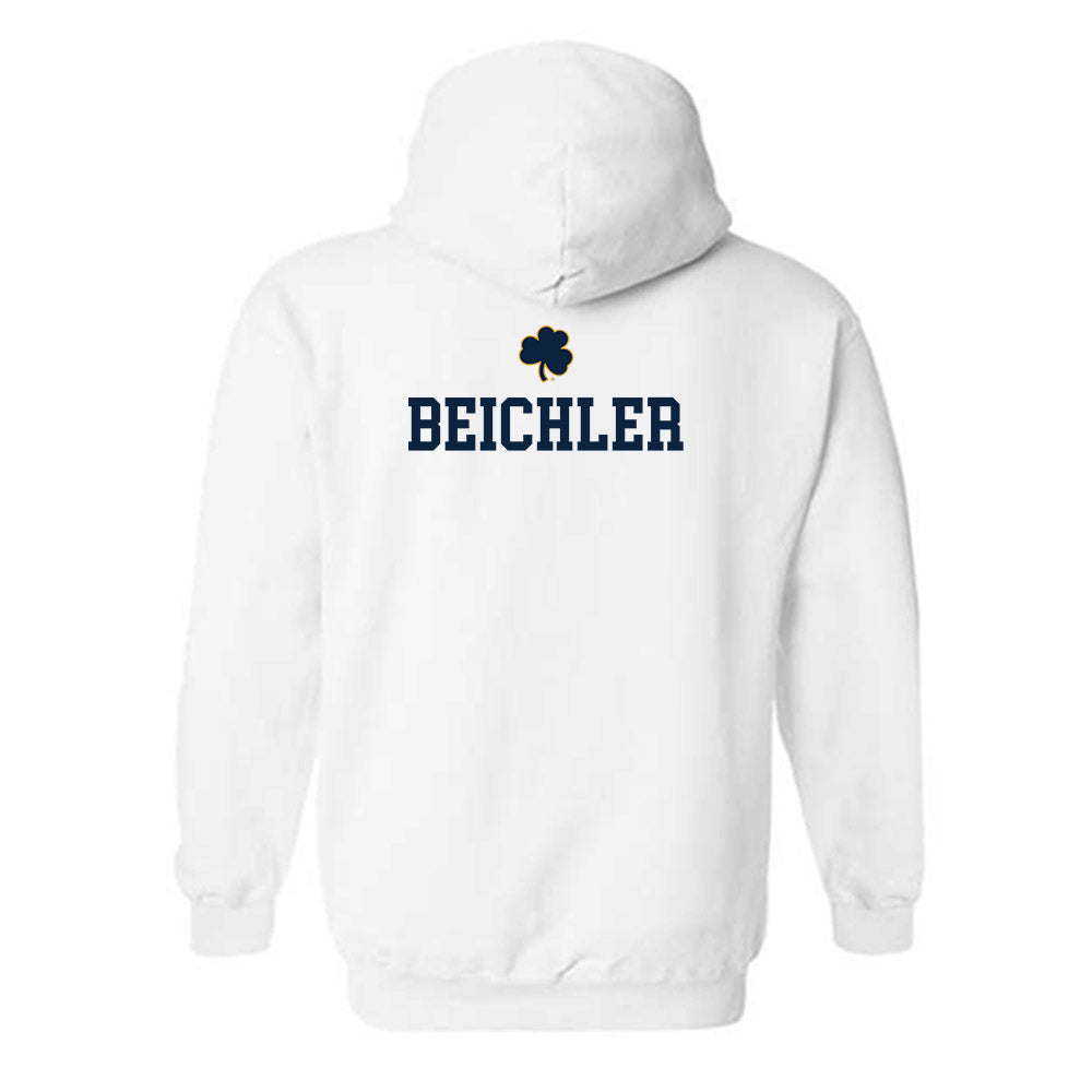 Notre Dame - NCAA Men's Track & Field : Talon Beichler - Classic Shersey Hooded Sweatshirt-1