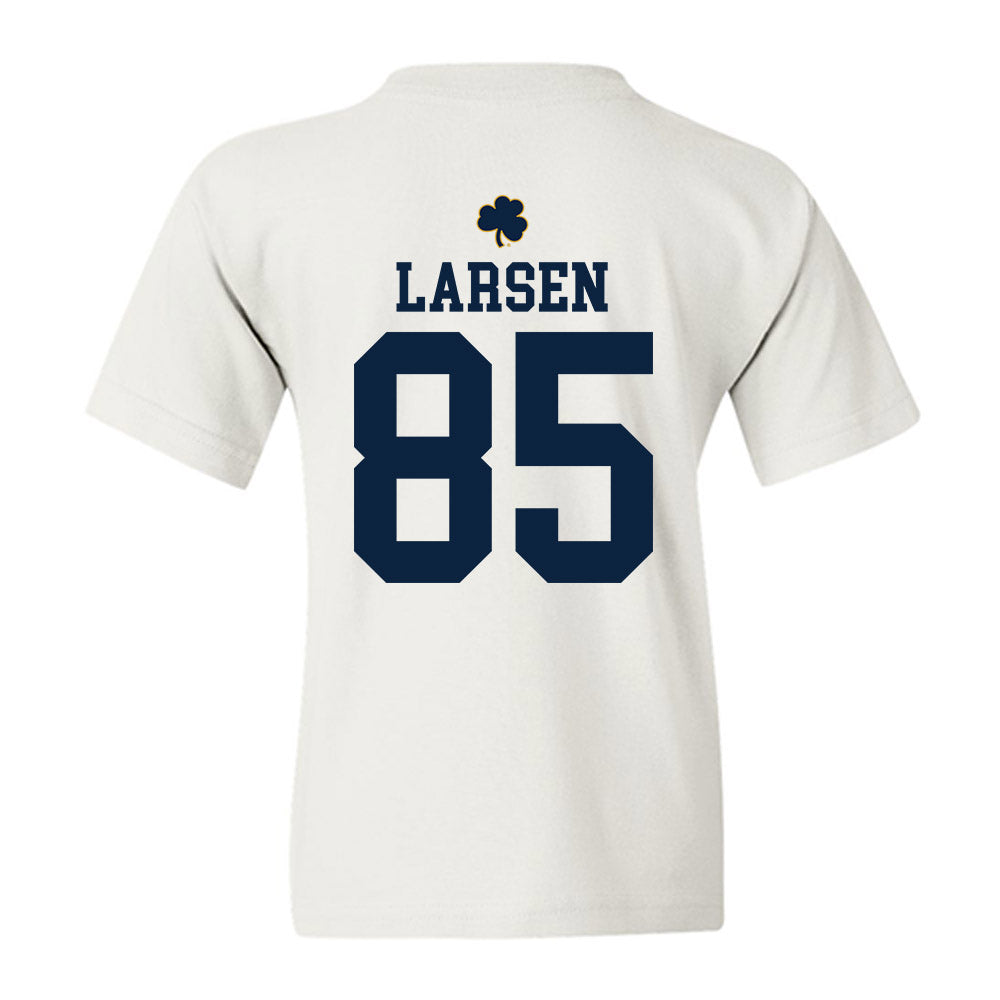 Notre Dame - NCAA Football : Jack Larsen - Classic Shersey Youth T-Shirt-1