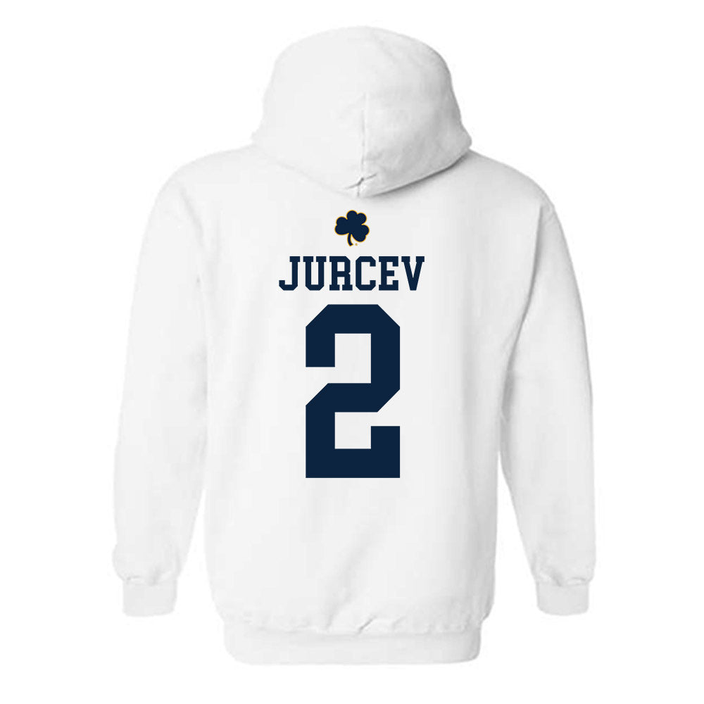 Notre Dame - NCAA Men's Ice Hockey : Jimmy Jurcev - Classic Shersey Hooded Sweatshirt