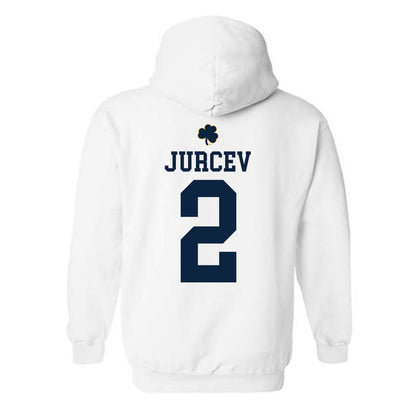 Notre Dame - NCAA Men's Ice Hockey : Jimmy Jurcev - Classic Shersey Hooded Sweatshirt