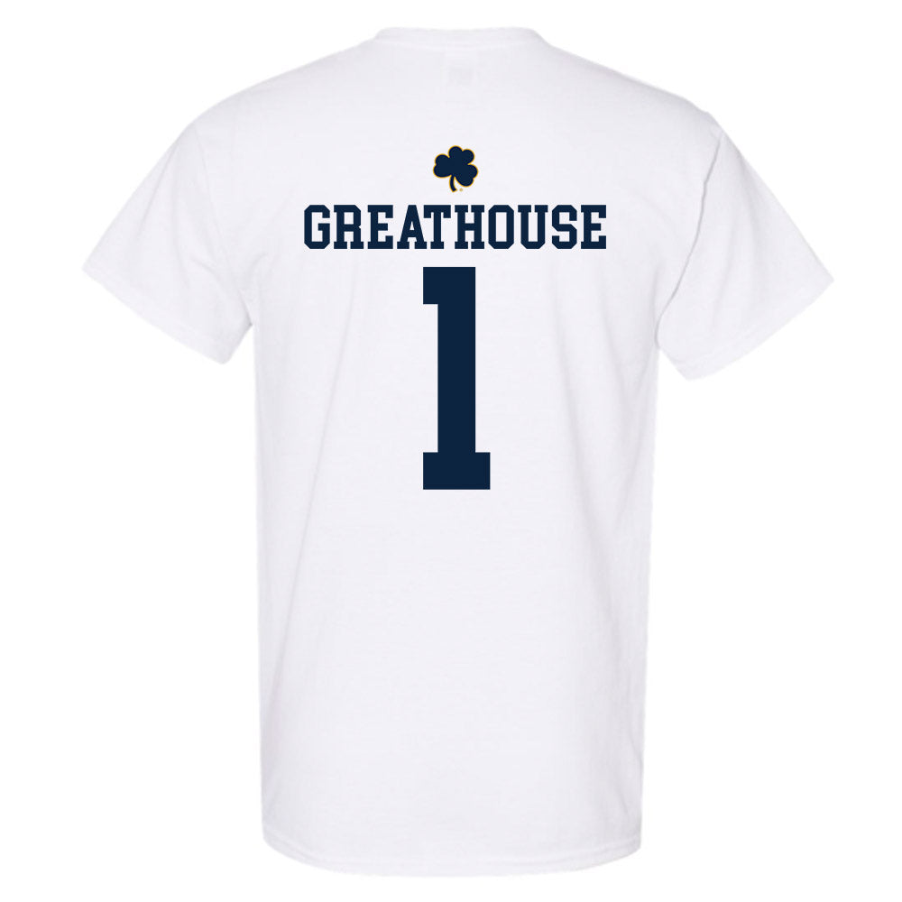 Notre Dame - NCAA Football : Jaden Greathouse - Classic Shersey T-Shirt-1