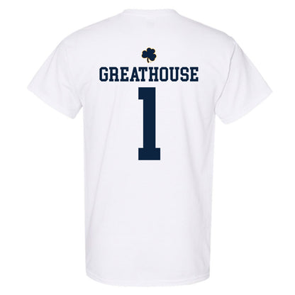 Notre Dame - NCAA Football : Jaden Greathouse - Classic Shersey T-Shirt-1