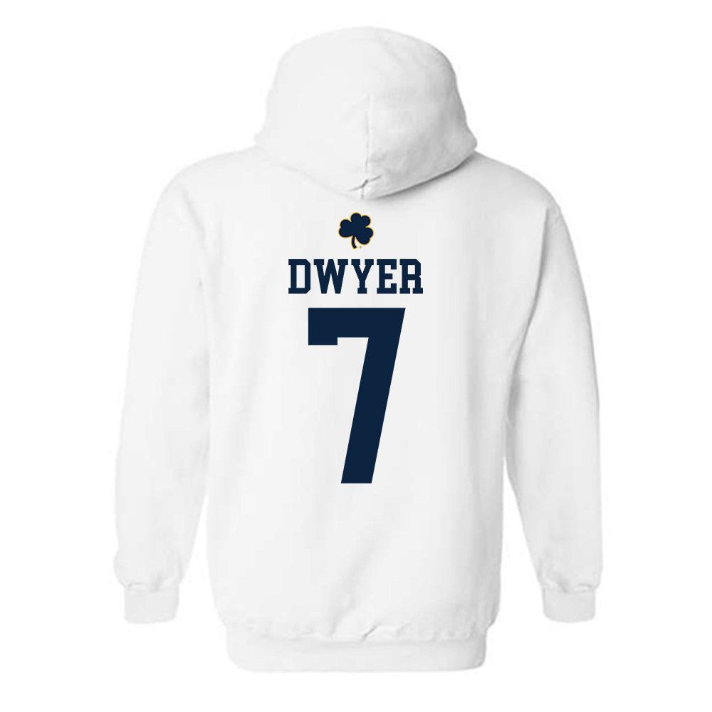 Notre Dame - NCAA Women's Lacrosse : Maeve Dwyer - Classic Shersey Hooded Sweatshirt-1
