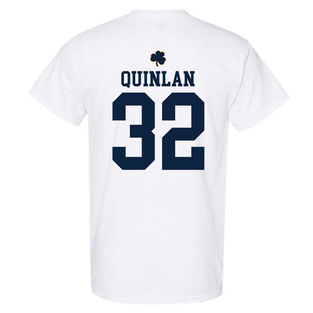 Notre Dame - NCAA Men's Ice Hockey : Patrick Quinlan - Classic Shersey T-Shirt-1