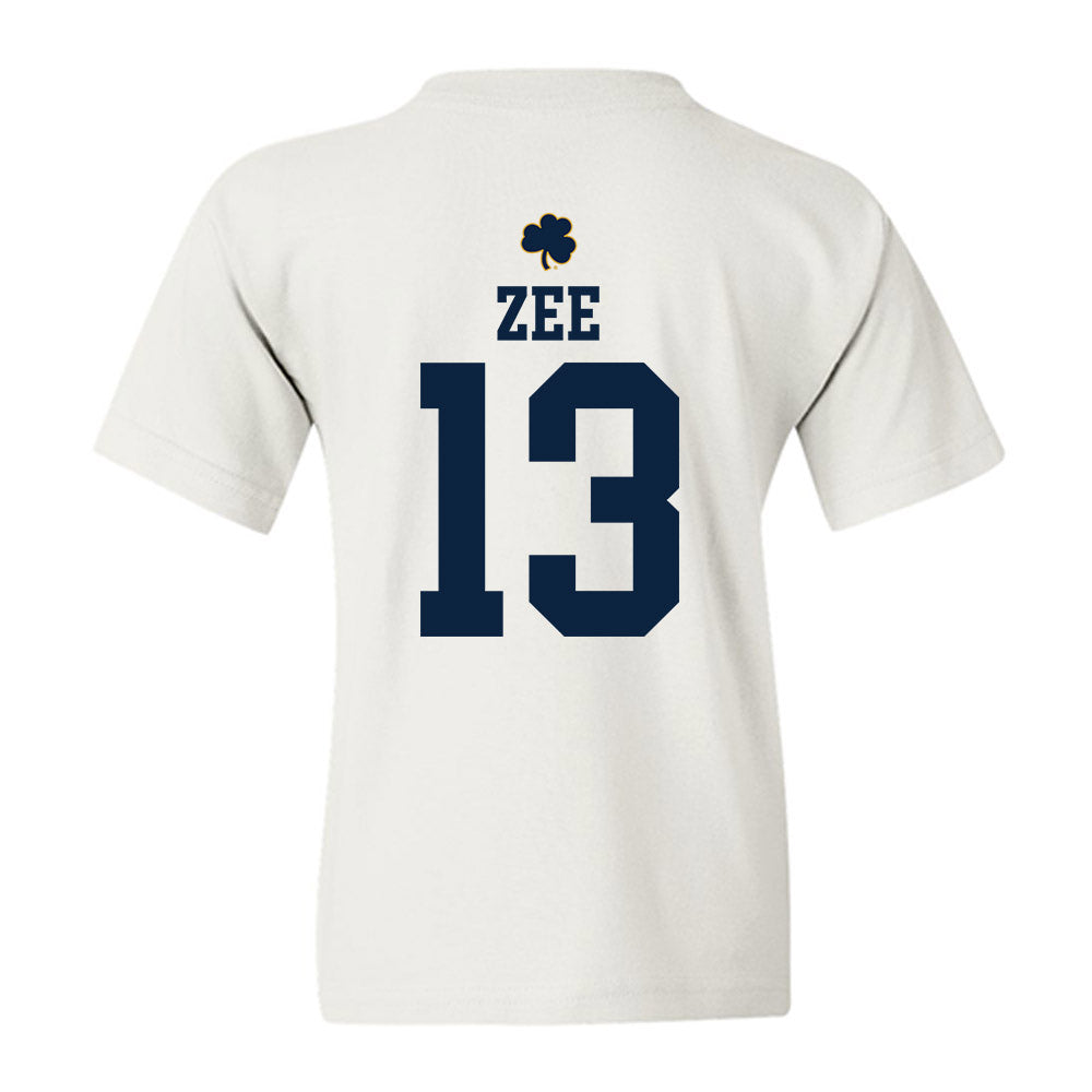 Notre Dame - NCAA Baseball : Jamie Zee - Classic Shersey Youth T-Shirt-1