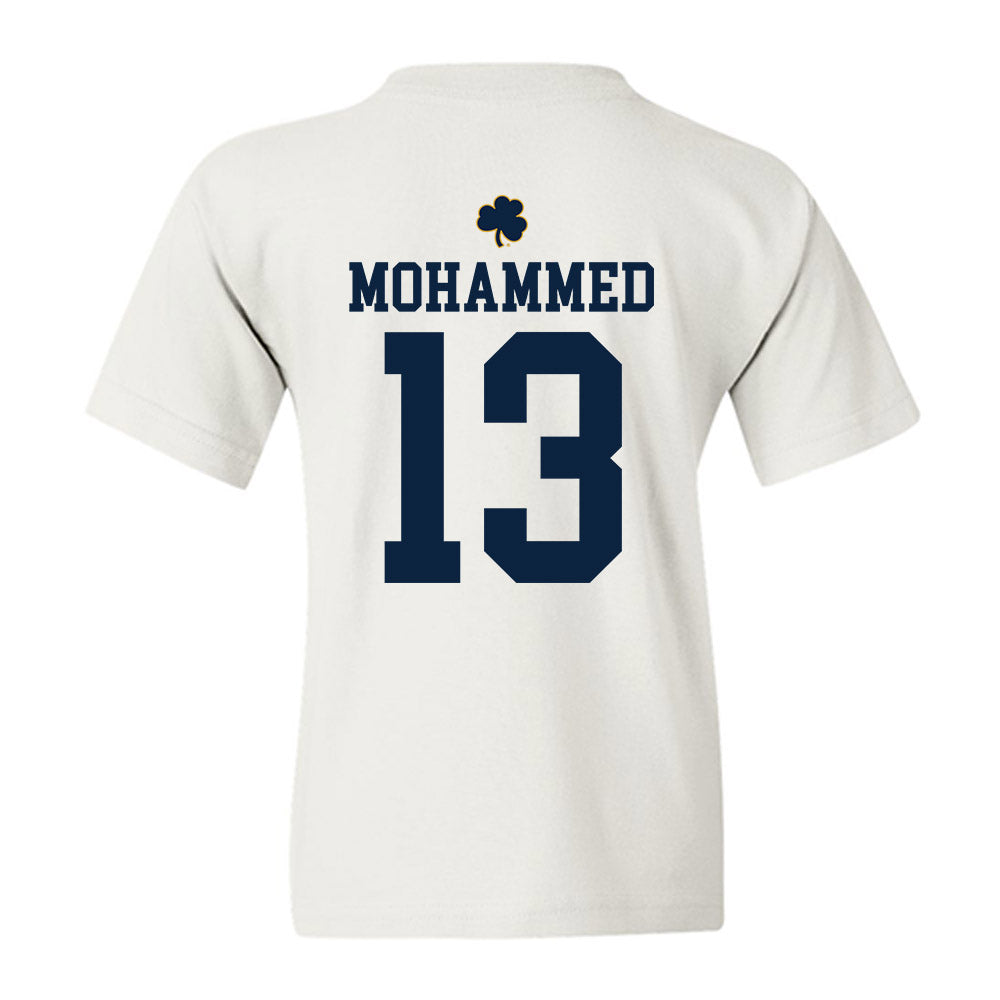 Notre Dame - NCAA Men's Basketball : Sir Mohammed - Classic Shersey Youth T-Shirt-1