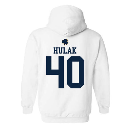 Notre Dame - NCAA Football : Dominik Hulak - Classic Shersey Hooded Sweatshirt-1