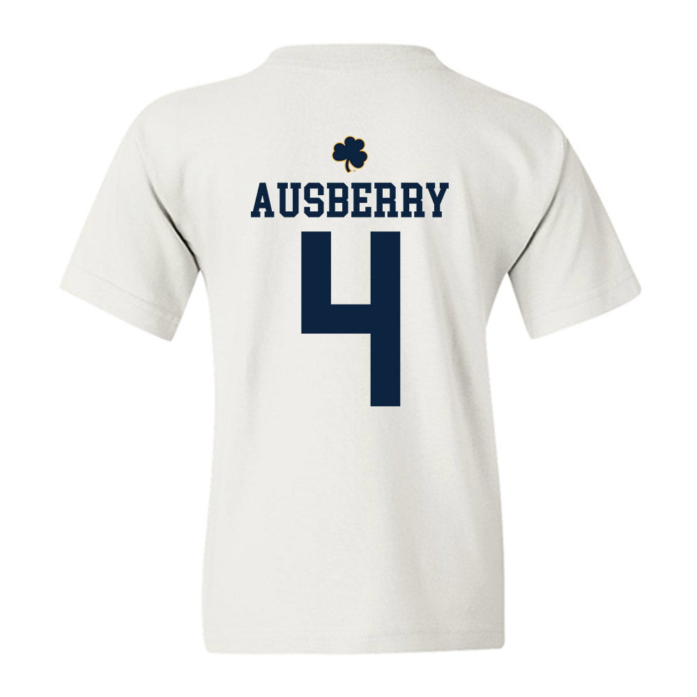 Notre Dame - NCAA Football : Jaiden Ausberry - Classic Shersey Youth T-Shirt-1