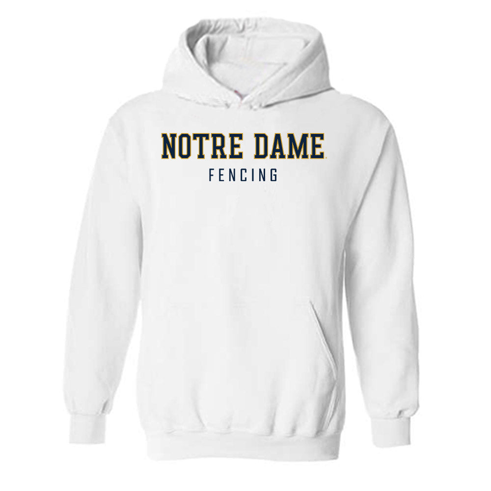 Notre Dame - NCAA Women's Fencing : Magda Skarbonkiewicz - Classic Shersey Hooded Sweatshirt