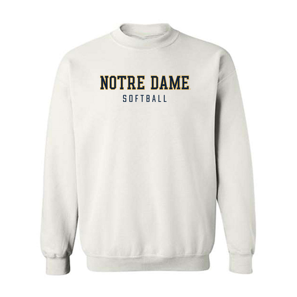 Notre Dame - NCAA Softball : Lily Hagan - Classic Shersey Crewneck Sweatshirt-0