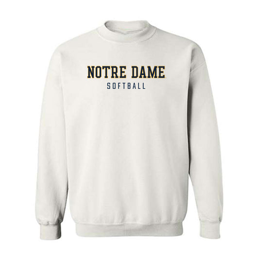 Notre Dame - NCAA Softball : Mickey Winchell - Classic Shersey Crewneck Sweatshirt-0