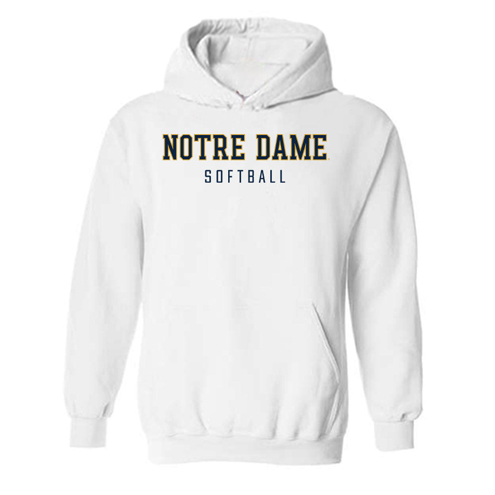 Notre Dame - NCAA Softball : Lily Hagan - Classic Shersey Hooded Sweatshirt-0