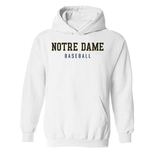 Notre Dame - NCAA Baseball : Garrett Snyder - Classic Shersey Hooded Sweatshirt-0