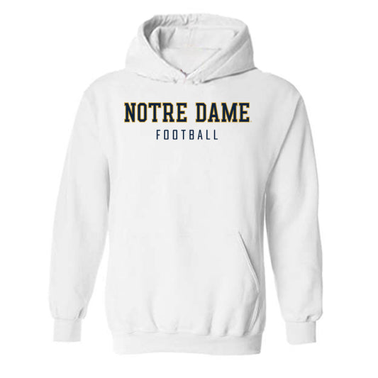 Notre Dame - NCAA Football : Elijah Burress - Classic Shersey Hooded Sweatshirt-0