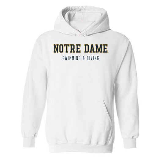 Notre Dame - NCAA Men's Swimming & Diving : Owen Tharrington - Classic Shersey Hooded Sweatshirt-0