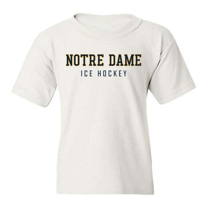Notre Dame - NCAA Men's Ice Hockey : Maddox Fleming - Classic Shersey Youth T-Shirt-0