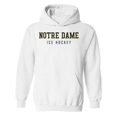Notre Dame - NCAA Men's Ice Hockey : Beckham Edwards - Classic Shersey Hooded Sweatshirt-0