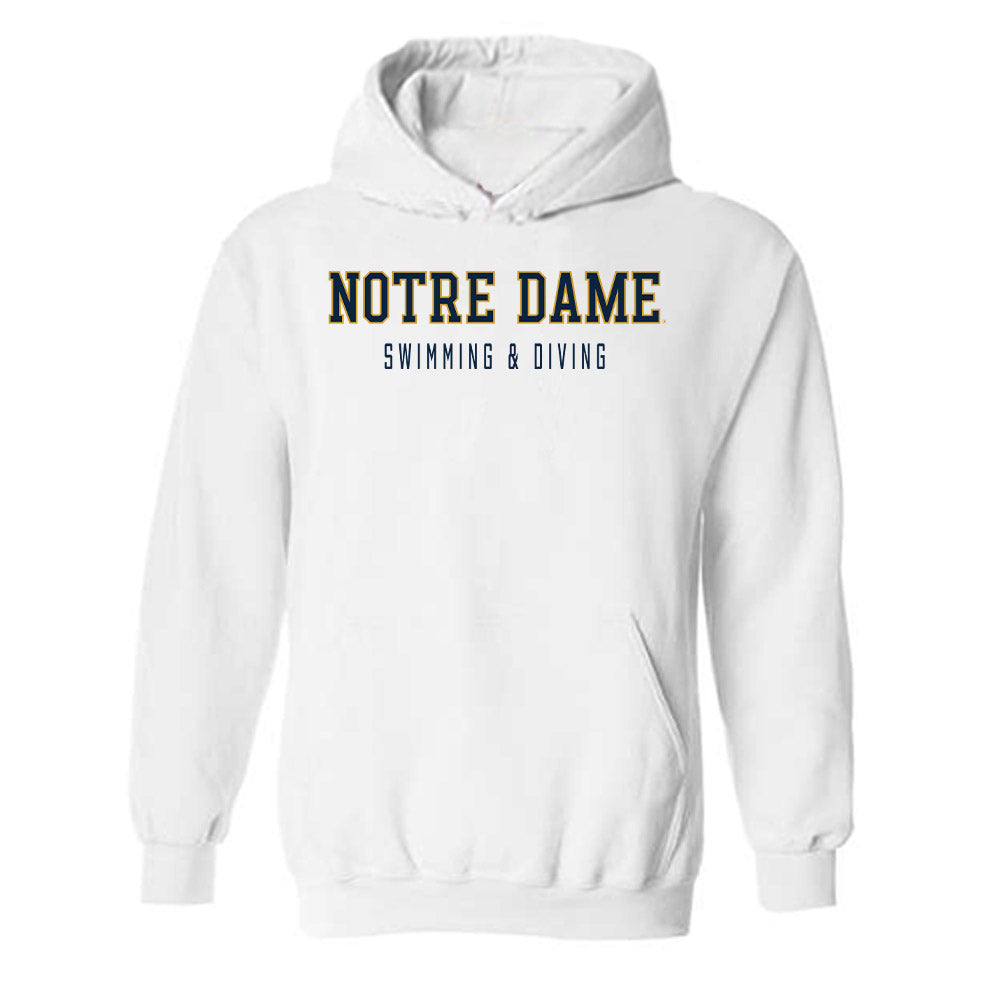 Notre Dame - NCAA Women's Swimming & Diving : Caroline Mulrooney - Classic Shersey Hooded Sweatshirt-0