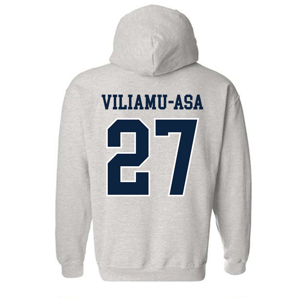 Notre Dame - NCAA Football : Kyngstonn Viliamu-Asa - Classic Shersey Hooded Sweatshirt-1