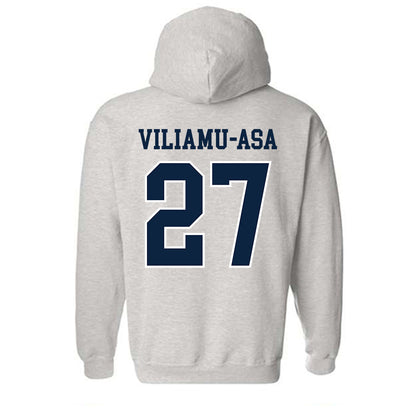 Notre Dame - NCAA Football : Kyngstonn Viliamu-Asa - Classic Shersey Hooded Sweatshirt-1