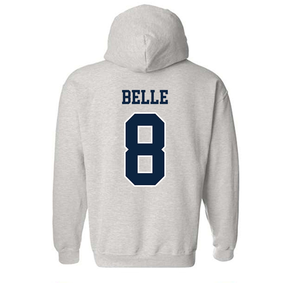 Notre Dame - NCAA Men's Ice Hockey : William Belle - Classic Shersey Hooded Sweatshirt-1