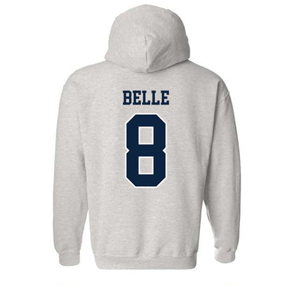 Notre Dame - NCAA Men's Ice Hockey : William Belle - Classic Shersey Hooded Sweatshirt-1