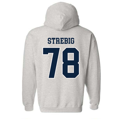 Notre Dame - NCAA Football : Owen Strebig - Classic Shersey Hooded Sweatshirt-1