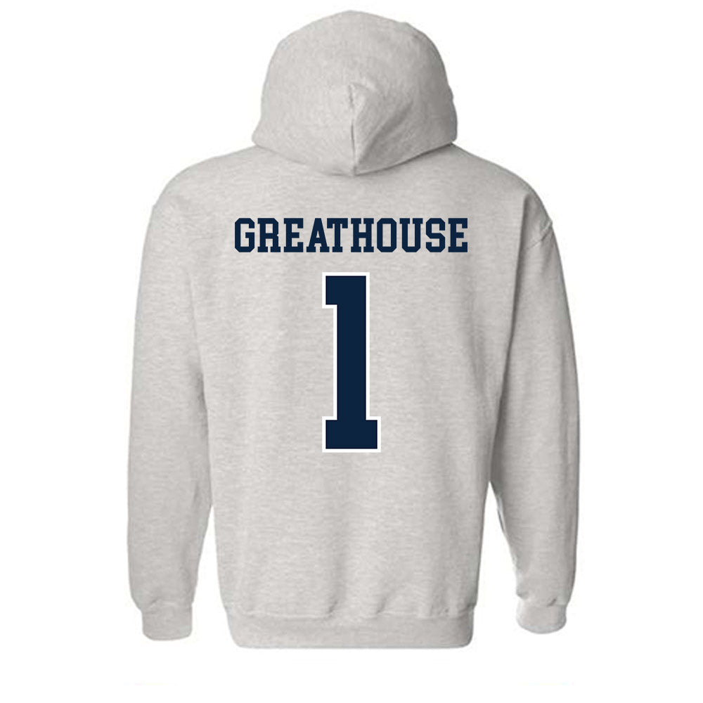 Notre Dame - NCAA Football : Jaden Greathouse - Classic Shersey Hooded Sweatshirt-1