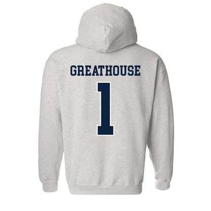 Notre Dame - NCAA Football : Jaden Greathouse - Classic Shersey Hooded Sweatshirt-1