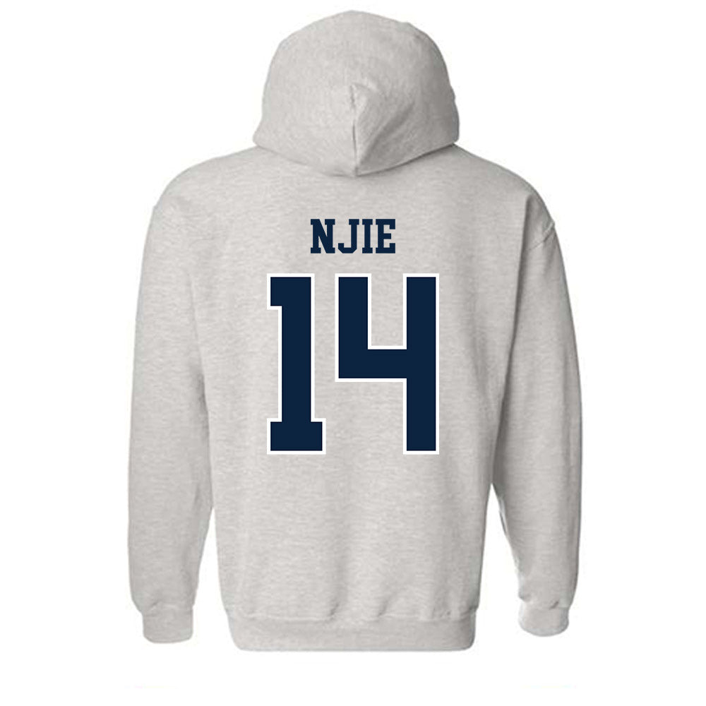 Notre Dame - NCAA Men's Basketball : Kebba Njie - Classic Shersey Hooded Sweatshirt-1