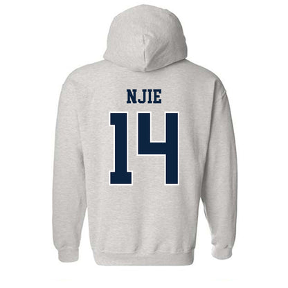 Notre Dame - NCAA Men's Basketball : Kebba Njie - Classic Shersey Hooded Sweatshirt-1