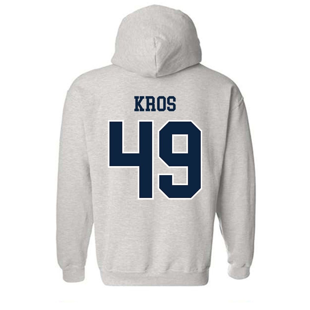 Notre Dame - NCAA Football : Andrew Kros - Classic Shersey Hooded Sweatshirt-1