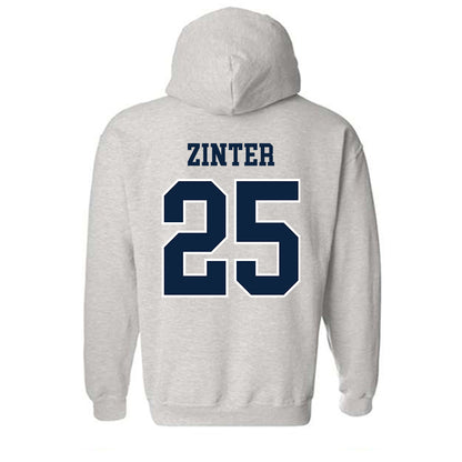 Notre Dame - NCAA Football : Preston Zinter - Classic Shersey Hooded Sweatshirt-1