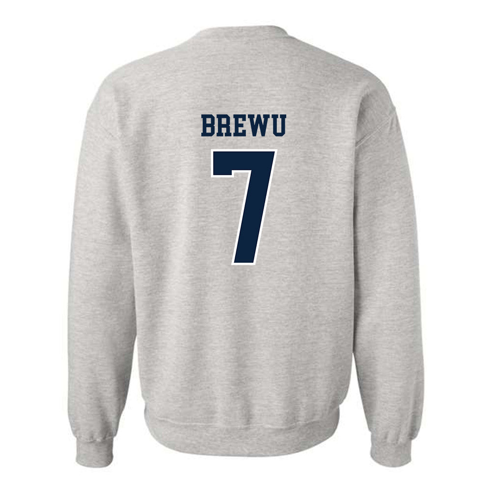 Notre Dame - NCAA Football : Francis Brewu - Classic Shersey Crewneck Sweatshirt-1