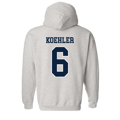 Notre Dame - NCAA Men's Basketball : Brady Koehler - Classic Shersey Hooded Sweatshirt-1