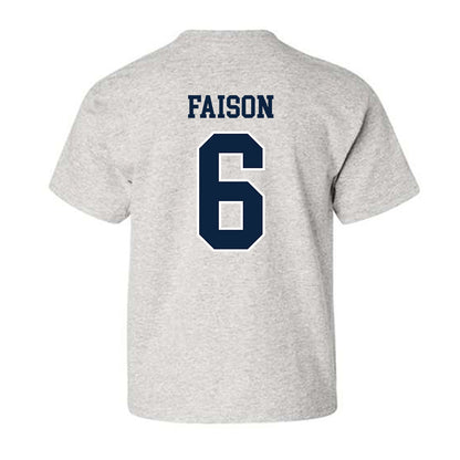 Notre Dame - NCAA Football : Jordan Faison - Classic Shersey Youth T-Shirt-1