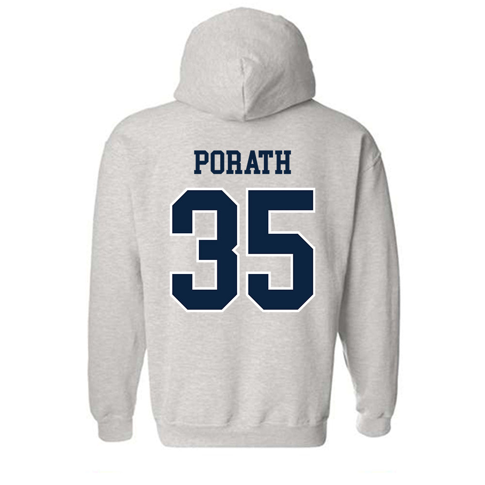 Notre Dame - NCAA Football : Spencer Porath - Classic Shersey Hooded Sweatshirt-1