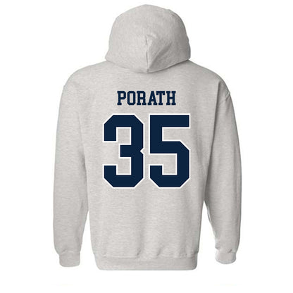 Notre Dame - NCAA Football : Spencer Porath - Classic Shersey Hooded Sweatshirt-1
