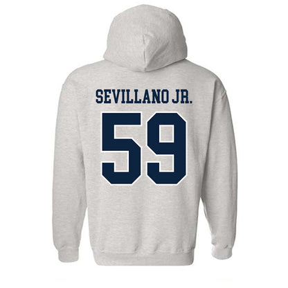 Notre Dame - NCAA Football : Sean Sevillano Jr. - Classic Shersey Hooded Sweatshirt-1