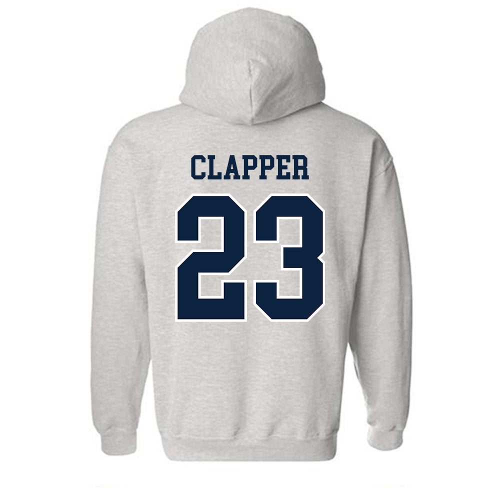 Notre Dame - NCAA Football : Jakobe Clapper - Classic Shersey Hooded Sweatshirt-1