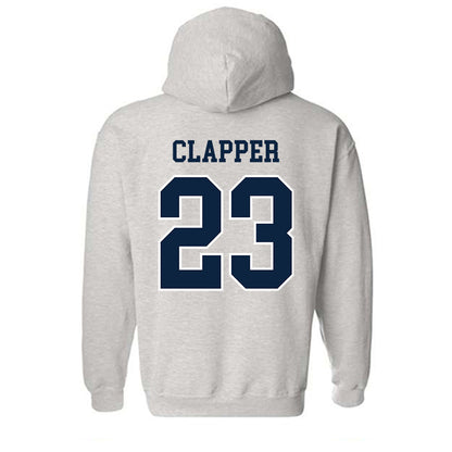 Notre Dame - NCAA Football : Jakobe Clapper - Classic Shersey Hooded Sweatshirt-1