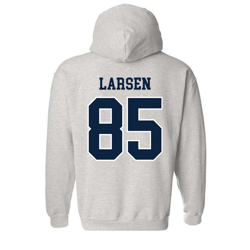 Notre Dame - NCAA Football : Jack Larsen - Classic Shersey Hooded Sweatshirt-1