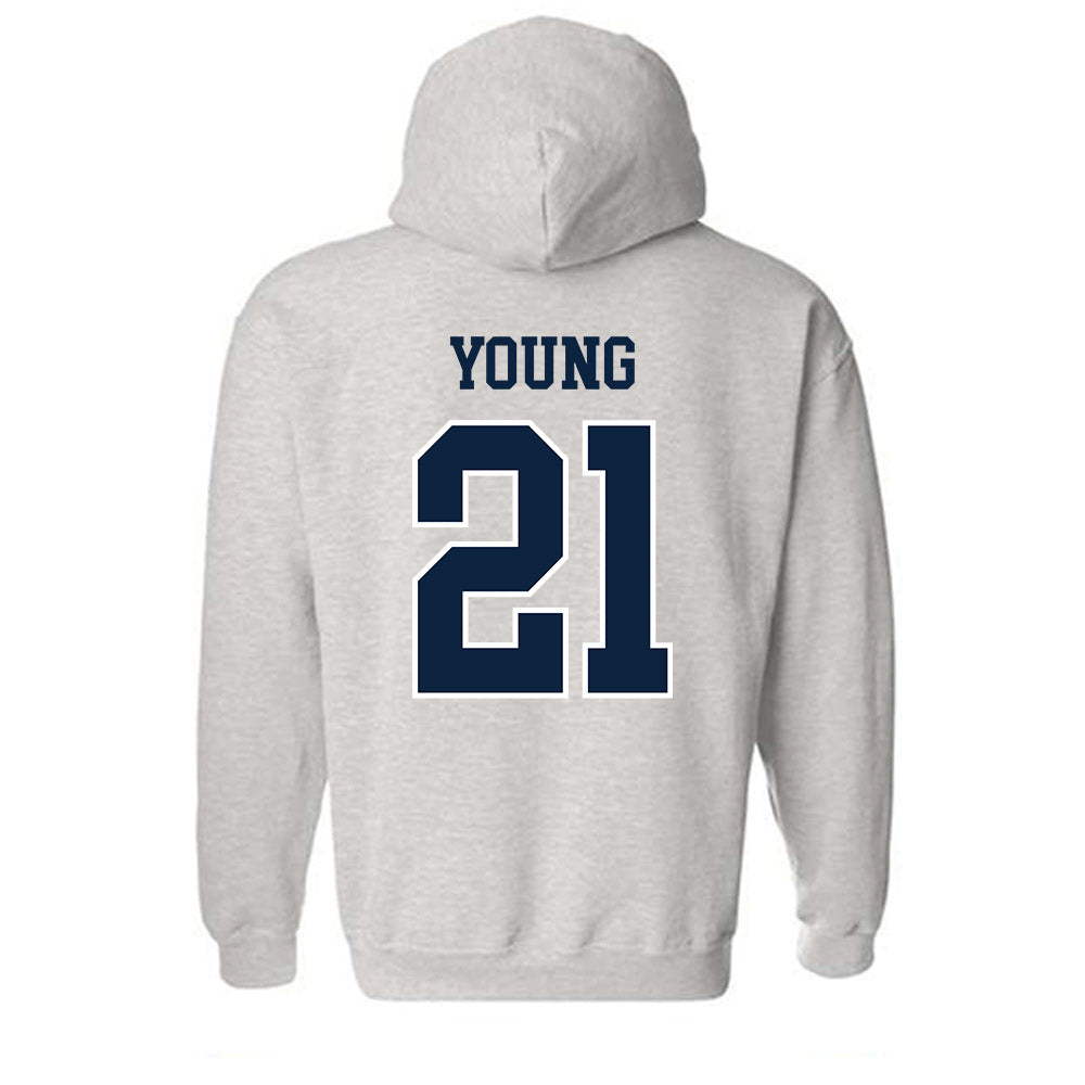 Notre Dame - NCAA Football : Kedren Young - Classic Shersey Hooded Sweatshirt-1