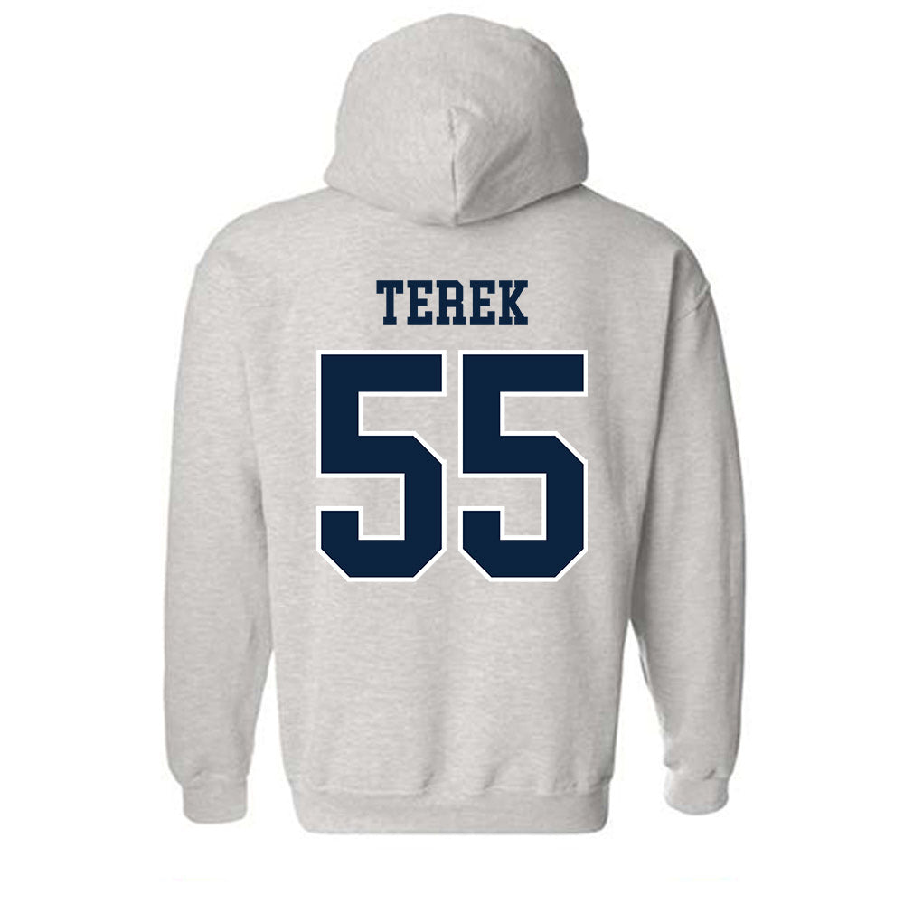 Notre Dame - NCAA Football : Christopher Terek - Classic Shersey Hooded Sweatshirt-1