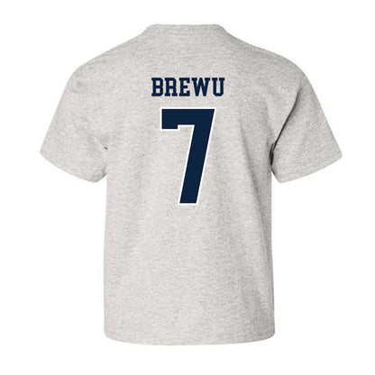 Notre Dame - NCAA Football : Francis Brewu - Classic Shersey Youth T-Shirt-1